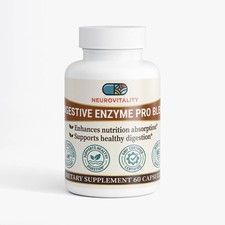 Digestive Enzyme Pro Blend | Protein, Carb & Fat Digestion Support | 60 Capsules picture