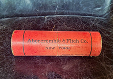Vintage 1930’s-50’s Abercrombie & Fitch Co. Finest Shuttlecocks Tube, England picture