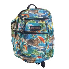 JanSport Big Student Backpack Blue Sloth Shark Print 18