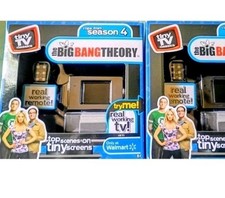 Big Bang Theory Tiny TV Classics Real Working TV & Remote Arcade Toys Brand New picture