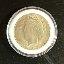 1935 Peace Dollar $1 Silver .900 Business Strike Philadelphia Mint KM#150 picture