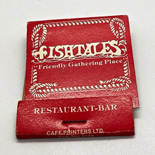 fishtales restaurant-bar manhasset ny collectible matchbook cover fresh fish picture
