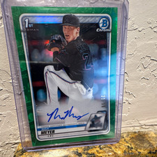 Topps 2020 Bowman Draft Chrome Draft Picks Max Meyer RC Auto CDA-MM /99 Marlins picture
