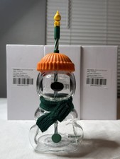 2026 Starbucks x PEANUTS® Limited Edition Snoopy Clear Glass Cold Cup Tumbler picture
