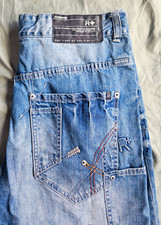 Rocawear Men’s Blue Light Wash Straight Leg Denim Jeans Y2k picture