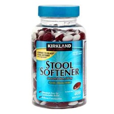 Kirkland Signature STOOL SOFTENER Docusate Sodium 100mg 400 Softgels picture