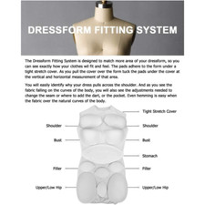 Female Dress Form Padding System for Professional Dress Forms (12 Piece Kit) picture
