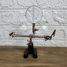 Vintage Helping Hands with Magnifier Nice Tool picture