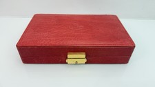 Vintage SIR RONDO'S ITALIAN LEATHER CASE for Vintage Ink Pens / Jewelry Display picture