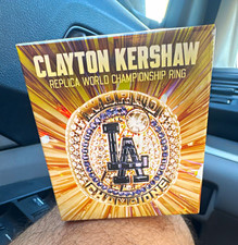 Kinoshita Group Clayton Kershaw Los Angeles Dodgers World Series Replica Ring picture