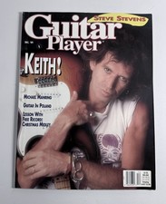 Guitar Player December 1989 Keith Richards Steve Stevens + Soundpage Record picture
