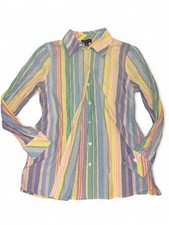 Luxury Carlisle collection striped/colorblock button-down picture