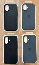 New Lot of 4 Apple iPhone 17 Silicone Magsafe Case - Black & Blue picture