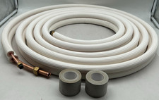 VEVOR 25 ft Mini Split Line Set, Copper Pipes Tubing and Triple-Layer Insulation picture