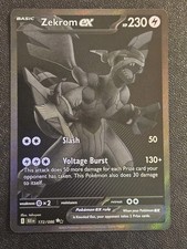 Zekrom ex 172/086 Secret Rare – Black Bolt – 230 HP – Lightning – NM Condition picture
