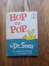 Hop on Pop by Dr. Seuss Original  First Edition 1963 Hardcover picture