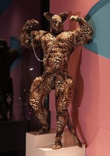 Big Muscle Suit - jaguar cosplay show halloween prank zentai pup cat costume picture