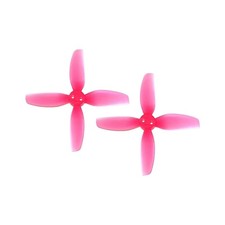 HQProp T3X3X4GR 4-Blade Props for DJI Avata 2 – Gray/Pink (2CW+2CCW) Durable PC picture