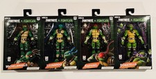 NECA TMNT FORTNITE COMPLETE SET of 4 Raphael, Michelangelo, Leonardo, Donatello picture