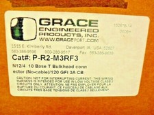   GRACE P-R2-M3RF3  N12/4 10 BASE T BULKHEAD CONN. nib picture