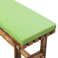 Outdoor Indoor Bench Cushion Leather Thicken Waterproof Non-Slip 47x12inch Green picture