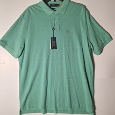 NEW Polo Ralph Lauren Classic Fit Mens XL Green s/s Pink Pony New Tags picture