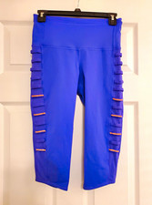Lululemon Athletica Women's Purple Cropped Yoga Leggings Size 8 17