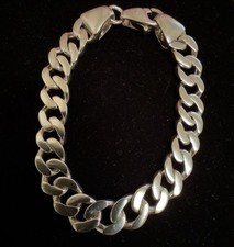 Fabulous 925 Sterling Silver Vintage East European Bracelet  - 7.75