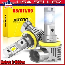 100Pc H8/H9/H11 LED Headlight Bulb Combo CSP Light Kit Hi Low Beam 6500K 20000ML picture