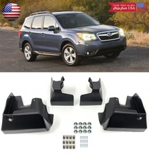 4 PCS OE Style Front & Rear Mud Guards Splash Flaps Fit 14-18 Subaru Forester picture