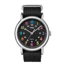 Timex Men's Weekender  Black Dial Watch - T2N855 picture