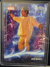 2025 Topps Marvel Studios Chrome WENWU Shang-Chi Speckle Refractor /49 Card /49 picture