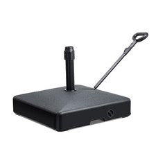 Aoodor Patio Umbrella Base Heavy Duty w/Wheels and Pull Rod, Fillable Umbrella picture
