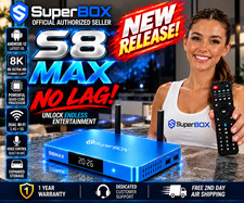 2027 SuperBOX S8 MAX - 1 Day Ship Option - DVR  MD4U - PiP - No App Kickout - S7 picture