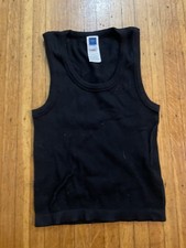 Old Navy Black Ribbed Tank Top picture