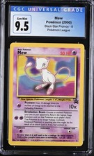 CGC Gem Mint 9.5 (Blue Label) Mew 08/53 Wotc Promo picture