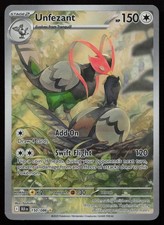 Unfezant 150/086 Holo Illustration Rare Black Bolt Pokemon English NM picture