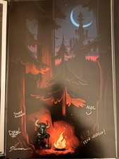 Shovel Knight Poster Signed By Sean Velasco And Others picture