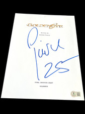 PIERCE BROSNAN SIGNED AUTOGRAPH MOVIE SCRIPT GOLDENEYE JAMES BOND BECKETT BAS D picture