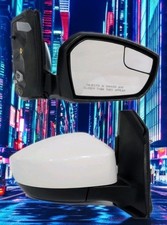 GENUINE 2017-2019 FORD ESCAPE RIGHT MIRROR 3 PIN OXFORD WHITE INSURANCE QUALITY picture