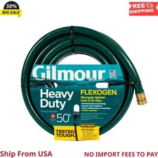 Gilmour Flexogen 50ft Heavy Duty Garden Hose, 3/4