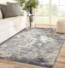 Abstract Rug LUXE WEAVERS 5x7 Gray Modern picture