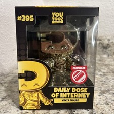 YOUTOOZ Daily Dose Of Internet * Chrome Gold YouTooz * Vinyl Figure New picture