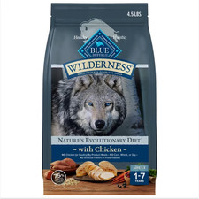 Blue Buffalo Wilderness Natural Dry Dog Food Plus Wholesome Grains,Chicken,4.5lb picture