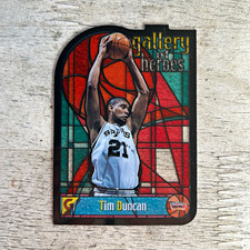 Topps 1999-00 Gallery Gallery of Heroes Insert Tim Duncan Spurs #GH5 picture