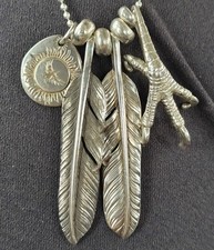 Tady & King Silver M Metal (1 piece), Taro Washimi Feather (2 pieces, #0914 picture