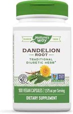 Dandelion Root 1,575 mg per serving Non-GMO Nature's Way Gluten Free Vegetarian picture