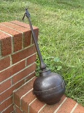1700s 1800s Antique Hand Forged Wrought Iron Chandelier Center Part Needs Arms picture