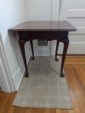 Vintage Kittinger CW Mahogany Hankerchief Dropleaf Table/ Priced for Quick Sale picture