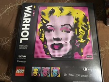 Sealed - LEGO Art Andy Warhol’s Marilyn Monroe Set 31197 3341 pcs Soundtrack picture